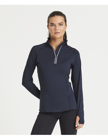 A-JC035-Womens Cool-Flex 1/2 Zip Top